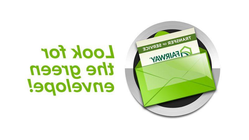 Fairway Mortgage Servicing Green Envelope