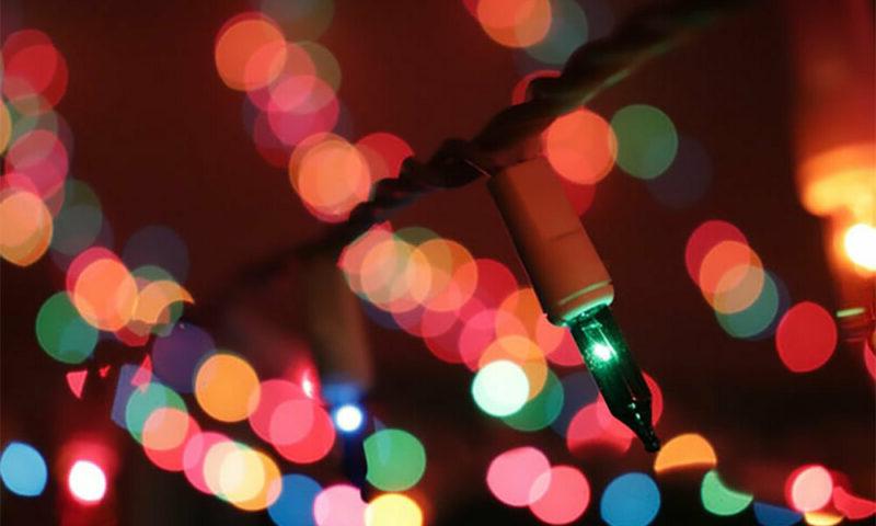Multicolor Christmas lights